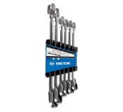 Набор комбинированных трещоточных ключей, 10-19 мм, 6 предметов KING TONY 122A06MR