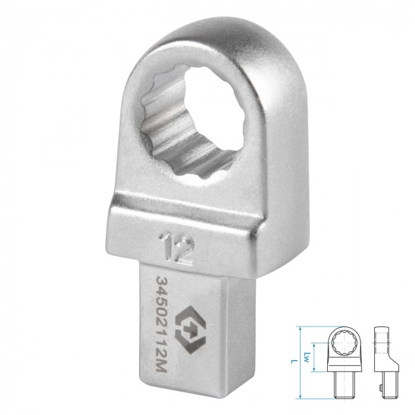 Насадка накидная серии FIT, 12 мм, 9х12 мм KING TONY 34502112M