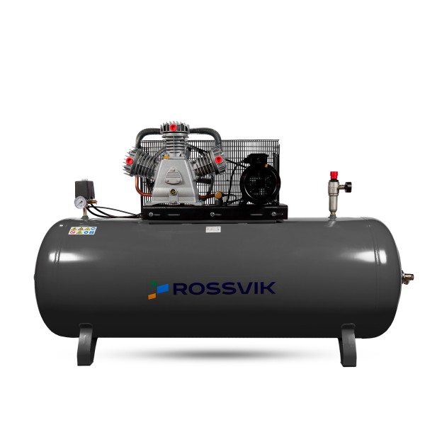 Компрессор поршневой ROSSVIK СБ4/Ф-500.LB75, 950л/мин, 10бар, ресивер 500л, 380В/5,5кВ RAL7016 СЕРЫЙ СБ4/Ф-500.LB75 RAL7016