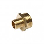 Соединитель резьбовой :наруж. резьба 1/2"x1/4" ЭВРИКА /1/10 ER-MM08/04