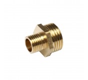 Соединитель резьбовой ER-MM08/04:наруж. резьба 1/2"x1/4" ЭВРИКА /1/10