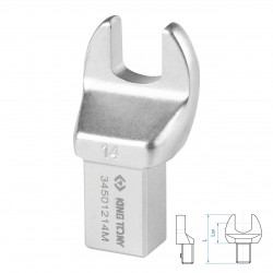 Насадка рожковая серии FIT, 14 мм, 14х18 мм KING TONY 34501214M