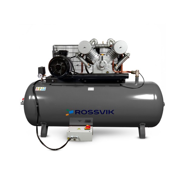 Компрессор поршневой ROSSVIK СБ4/Ф-500.LТ100 1400л/мин, 10бар, ресивер 500л, 380В/7,5кВт RAL7016 СЕР СБ4/Ф-500.LТ100 RAL7016