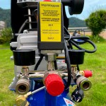 Компрессор поршневой, 300 л/мин, 2.2 КВт, 220 В, ресивер 24 л OPT-302430