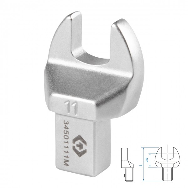 Насадка рожковая серии FIT, 11 мм, 9х12 мм KING TONY 34501111M