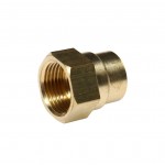 Соединитель резьбовой : внутр. резьба 3/8"x1/4" ЭВРИКА /1/10 ER-FF06/04