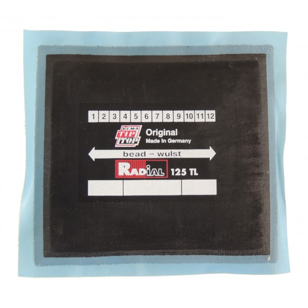 CLIPPER ЗАПЛАТА  кордовая для боковых порезов 125 115*125мм 512 1252