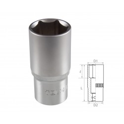 Головка торцевая глубокая шестигранная 1/2, 27 мм TOLSEN TT16577