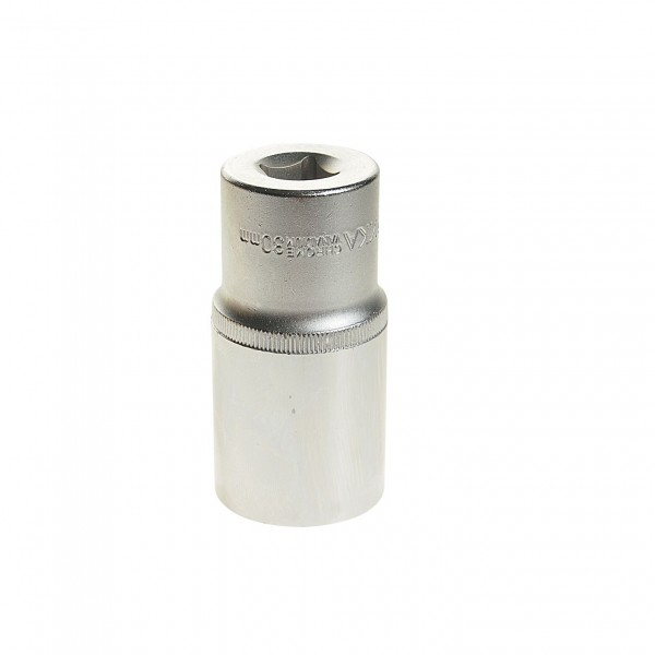 Головка торцевая 30мм 1/2" 6-гранная глубокая L=80мм ЭВРИКА   1/56 ER-91522