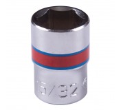 Головка торцевая стандартная шестигранная 1/4, 15/32, дюймовая KING TONY 233515S