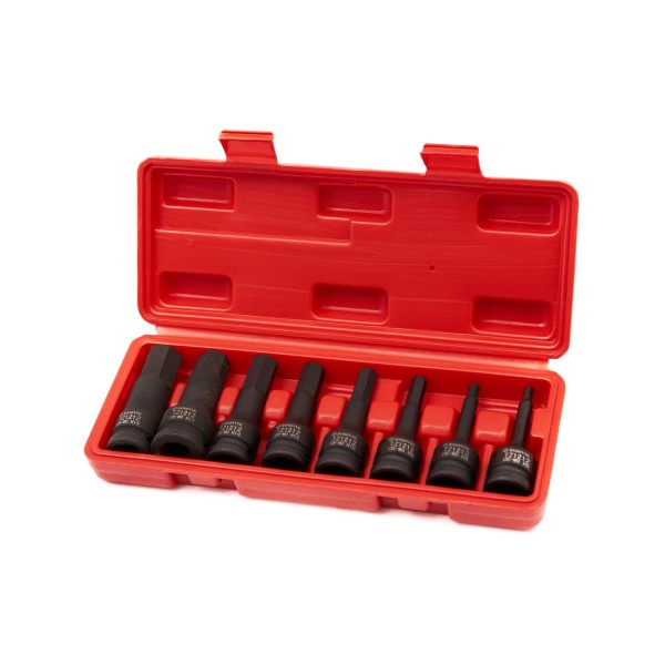 Набор головок ударных ROSSVIK 1/2", Hex H5-H19, 8 предметов ST241