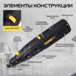 Гравер аккумуляторный TECHNICOM , 12В, 2Ач, 6 скоростей, 5000-25000 об/мин TC-CF699