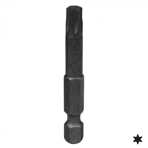 Вставка (бита) торцевая 1/4, Torx, Т30, 50 мм, для шуруповерта KING TONY 715030T