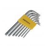 Набор ключей TORX : Г-образных T10-T40 7пр. ЭВРИКА /1/12/72 ER-25107T