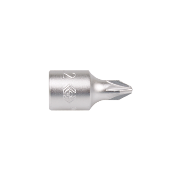 Насадка (бита) торцевая   Pozidriv 1/4” L=25мм PZ2 KING TONY 201801X