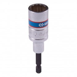 Головка для шуруповерта двенадцатигранная 1/4, 15 мм, L = 80 мм KING TONY 76B815M