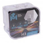 Автолампа H3 (55) PK22s STANDART (бокс, 2шт) 12V MEGAPOWER /1/10 M-37033014