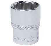 Головка торцевая стандартная двенадцатигранная 1/2, 22 мм МАСТАК 000-42022