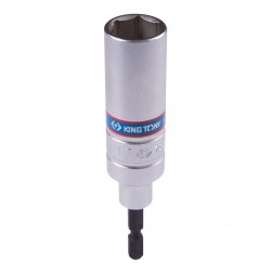 Головка для шуруповерта шестигранная 1/4, 17 мм, L = 110 мм KING TONY 76C1117M