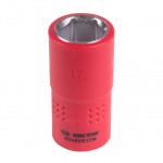 Головка торцевая диэлектрическая шестигранная 1/2, 17 мм KING TONY 4335VE17M