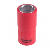 Головка торцевая диэлектрическая шестигранная 1/2, 17 мм KING TONY 4335VE17M