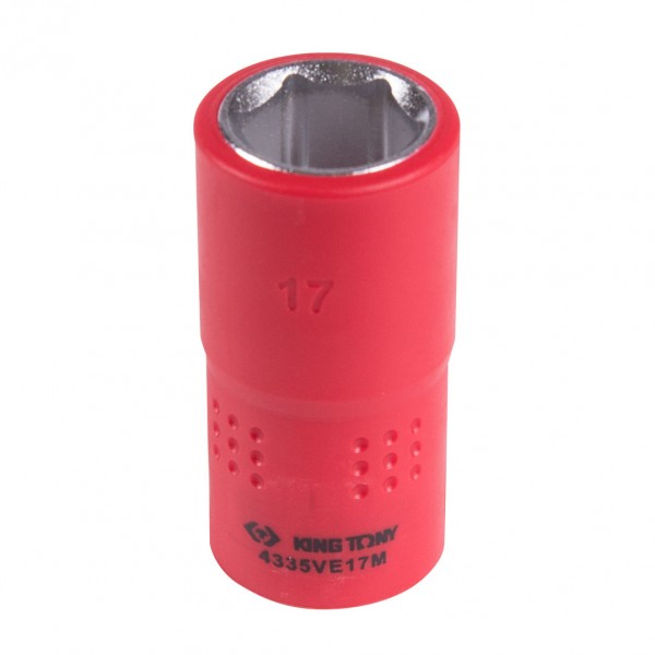 Головка торцевая диэлектрическая шестигранная 1/2, 17 мм KING TONY 4335VE17M