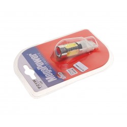 Автолампа P27/7W  (W2.5*16q)  5 SMD MEGA WHITE блистер 360лм 6000K 12V MEGAPOWER /1/50