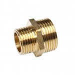 Соединитель резьбовой :наруж. резьба 3/4"x1/2" ЭВРИКА /1/10 ER-MM12/08
