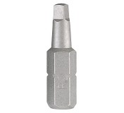 Вставка (бита) торцевая 1/4, Square, №0, 25 мм, квадратная KING TONY 102500R