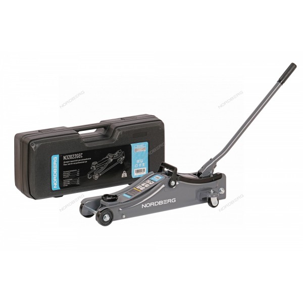 Домкрат подкатной для автолюбителя в кейсе, 2 т NORDBERG N32022GEC 01-00003605