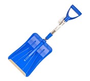 Лопата M-71005BL для снега телескопическая 70-90см BLUE MEGAPOWER /1/10