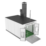 Окрасочно-сушильная камера на металлическом основании WDK-310