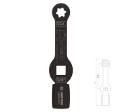 Ключ для тормозных суппортов грузовых автомобилей E24, 3/4, ударный KING TONY 10B0B-E24