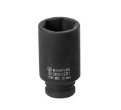 SID061231 Головка торцевая ударная, глубокая ROSSVIK, 1/2", 31мм