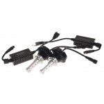 Автолампа H7 BRIGHT WHITE 6 SMD 6200K с блоком (2шт) 12-24V 6000лм MEGAPOWER /1/10 M-58722