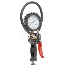 NORDBERG ПИСТОЛЕТ Ti6 для подкачки колес с манометром 80 мм, для легковых авто (Манометр для колёс)