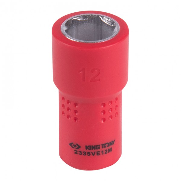 Головка торцевая диэлектрическая шестигранная 1/4, 12 мм KING TONY 2335VE12M