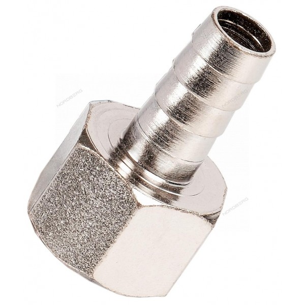 Переходник F1/2" - елочка диам. 12 мм NORDBERG NPSF412