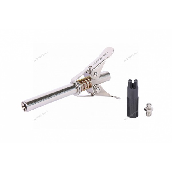 Наконечник быстросъемный удлиненный для плунжерного шприца + насадка для очистки NORDBERG NO9017