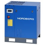 Компрессор винтовой, 7,5 кВт, 13 бар, 800 л/мин, без ресивера NORDBERG NCC10_13