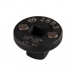 Переходник 1/4>3/8, тонкий, магнитный KING TONY 2883