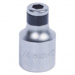 Держатель вставок (бит) 1/2>1/4 KING TONY 414808S