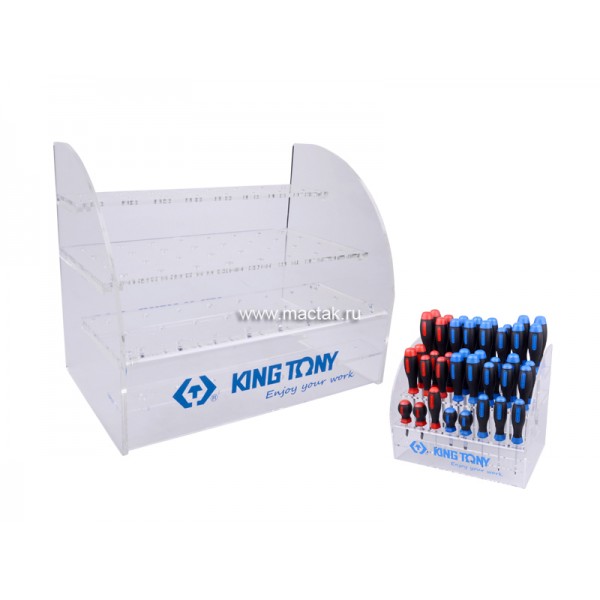 Стенд для отвёрток пластик KINGTONY 87104