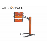 Трехкассетная мобильная ИК сушка на пантографической стойке с гидроцилиндром WDK-3D