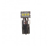 Автолампа T10W (W2,1x9,5d) 3 SMD 2835WHITE 6000K 54лм 12V MEGAPOWER /10 /100 OLD