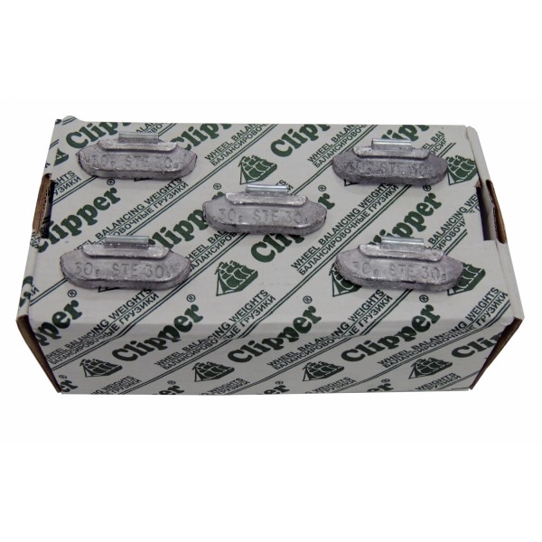 Грузики балансировочные для стальных дисков 30 г, 100 шт. CLIPPER 0230