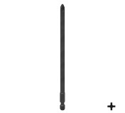 Вставка (бита) торцевая 1/4, Phillips, PH2, 150 мм, для шуруповерта KING TONY 711502P