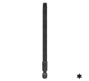 Вставка (бита) торцевая 1/4, Torx, Т30, 110 мм, для шуруповерта KING TONY 711130T