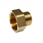 Соединитель резьбовой :M1/2"x F3/4" ЭВРИКА /1/10 ER-MFE08/12