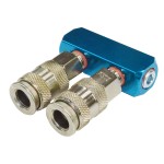 Распределитель пневматический, 2 быстроразъемных EU соединения резьба, 3 входа с резьбой 1/ WDK-82ML